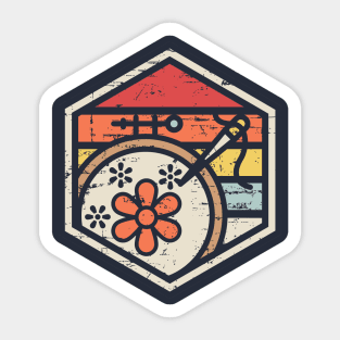 Retro Badge Embroidery Sticker